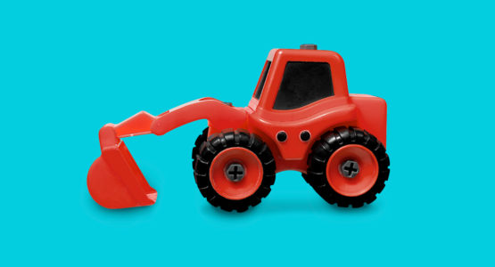 Digging in yard to install fiber