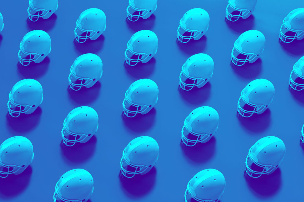Football helmets